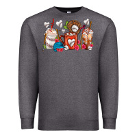 Charcoal Heather Baseball Coffee Cups Premium Sweatshirt - FaDigitalArtStudio