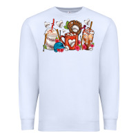 White Baseball Coffee Cups Premium Sweatshirt - FaDigitalArtStudio