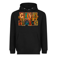 Black Give Thanks Thanksgiving Heavyweight Hoodie - FaDigitalArtStudio