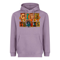 Lavender Give Thanks Thanksgiving Heavyweight Hoodie - FaDigitalArtStudio