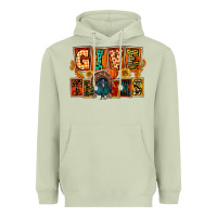 Give Thanks Thanksgiving Heavyweight Hoodie | Teevron