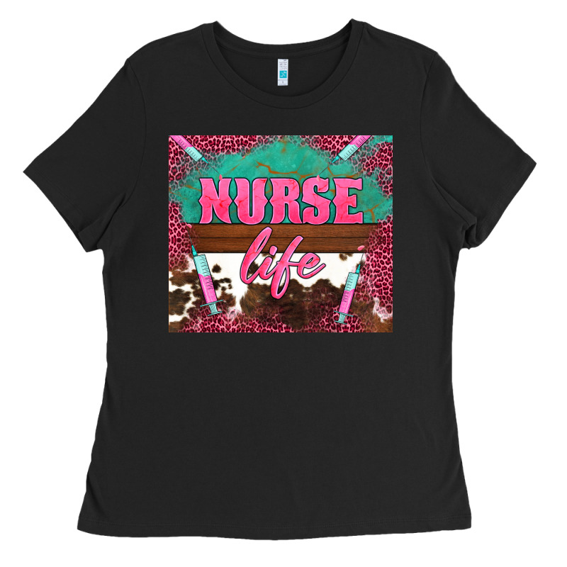 Western Nurse Life Needle Ladies Tee by BarkalooDesign | Teevron