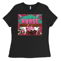 Black western nurse life needle Ladies Tee - BarkalooDesign