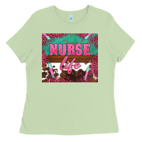 Matcha western nurse life needle Ladies Tee - BarkalooDesign