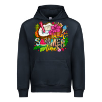Navy summer time Urban Hoodie - CowhideDigitalArt