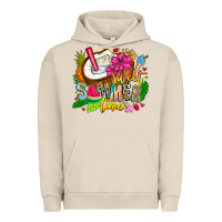 Pigment French Oak summer time Urban Hoodie - CowhideDigitalArt
