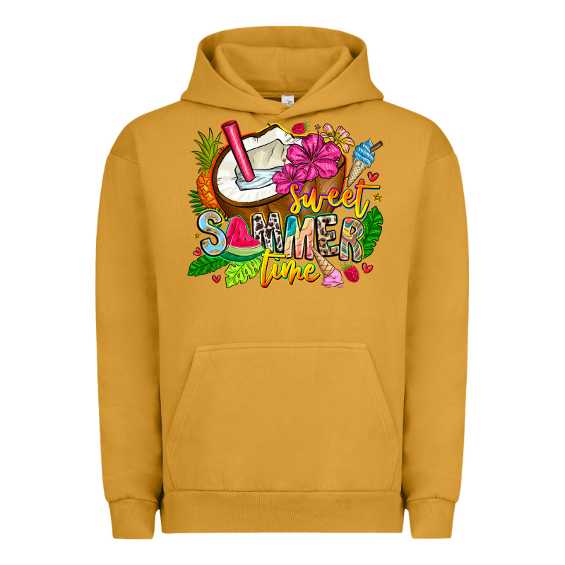 Summer Time Urban Hoodie by CowhideDigitalArt | Teevron