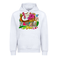 White summer time Urban Hoodie - CowhideDigitalArt
