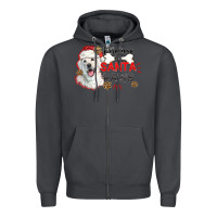 Smoke i believe in santa paws Zipper Hoodie - CowGirlArtShop