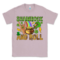 Lilac Shamrock and roll Classic Tee - BundleAndBundleShop