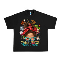 Black Camp Hair Dont Care Messy Bun Bbs Urban Heavy Tee - BundleAndBundleShop