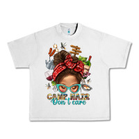 Lunar Rock Camp Hair Dont Care Messy Bun Bbs Urban Heavy Tee - BundleAndBundleShop