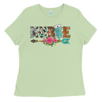 Matcha western nurse arrow floral Ladies Tee - BarkalooDesign