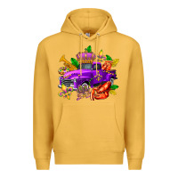 Mustard mardi gras truck olivia Premium Hoodie - OliviaCreatesArt