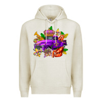 Oatmeal Heather mardi gras truck olivia Premium Hoodie - OliviaCreatesArt