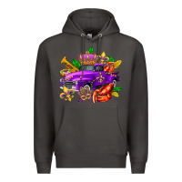 Smoke mardi gras truck olivia Premium Hoodie - OliviaCreatesArt