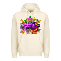 Tofu mardi gras truck olivia Premium Hoodie - OliviaCreatesArt