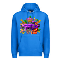 True Royal mardi gras truck olivia Premium Hoodie - OliviaCreatesArt