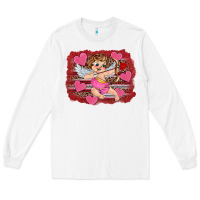 White valentine's day cupid heart Long Sleeve Tee - RanaPortraitStore