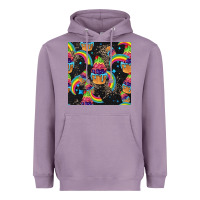 Lavender pride cupcake seamless pattern Heavyweight Hoodie - FaDigitalArtStudio