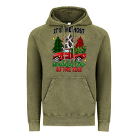 Vintage Olive its the most wonderful time of the year Vintage Hoodie - MaliasSmallBusiness