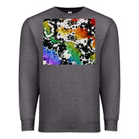 Charcoal Heather rainbow pride cowhide tumbler Premium Sweatshirt - FaDigitalArtStudio