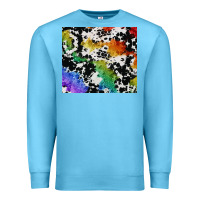 Ocean Blue rainbow pride cowhide tumbler Premium Sweatshirt - FaDigitalArtStudio
