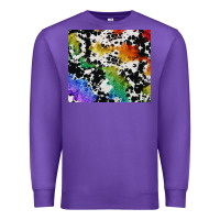 Purple rainbow pride cowhide tumbler Premium Sweatshirt - FaDigitalArtStudio