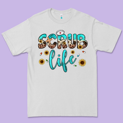 Scrub Life Premium Tee Designed By Jahusdesignshop