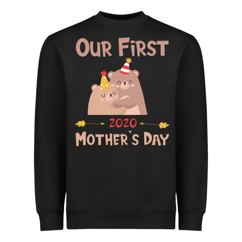 Our First Mother's Day Heavyweight Sweatshirt by Bettercallsaul | Teevron