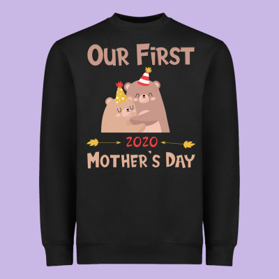 Our First Mother's Day Heavyweight Sweatshirt Designed By Bettercallsaul