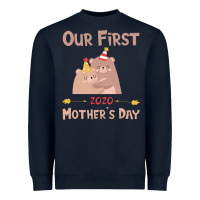 Navy Our First Mother's Day Heavyweight Sweatshirt - Bettercallsaul