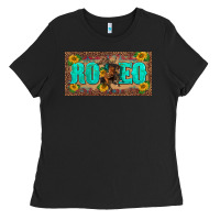 Black western rodeo horse leopard aztek sunflower license plate template Ladies Tee - BarkalooDesign