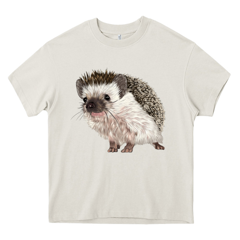 Hedgehog Illustrations Heavy Core Tee by LillyAllenDesigns | Teevron
