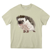 Mossy Hedgehog Illustrations Heavy Core Tee - LillyAllenDesigns