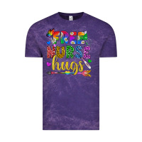 Cloud Purple Free Nurse Hugs Pride LGBTQ+ Vintage Tee - BundleAndBundleShop