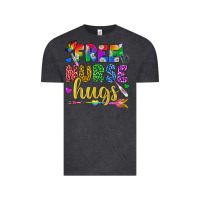 Vintage Black Free Nurse Hugs Pride LGBTQ+ Vintage Tee - BundleAndBundleShop