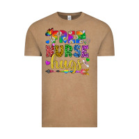 Vintage Coffee Free Nurse Hugs Pride LGBTQ+ Vintage Tee - BundleAndBundleShop