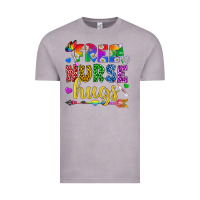 Free Nurse Hugs Pride Lgbtq+ Vintage Tee | Teevron