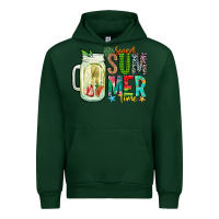 Forest Green sweet summer time Urban Hoodie - CowhideDigitalArt