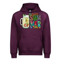 Mauve Wine sweet summer time Urban Hoodie - CowhideDigitalArt