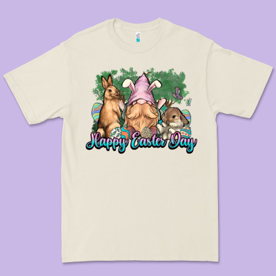 Gnome Bunny Happy Eater Day Premium Tee Designed By Nancycooperartshop