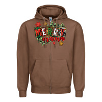 Chestnut merry mama Zipper Hoodie - CowGirlArtShop