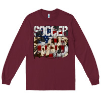 Burgundy Soccer Dad Long Sleeve Tee - Bettercallsaul