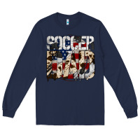 Navy Soccer Dad Long Sleeve Tee - Bettercallsaul