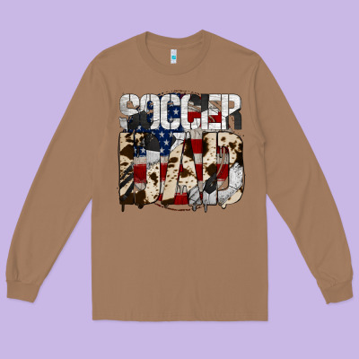 Soccer Dad Long Sleeve Tee Designed By Bettercallsaul