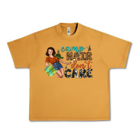 Peanut Butter Camp Hair Don't Care Urban Heavy Tee - BundleAndBundleShop