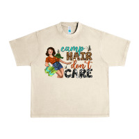Sandshell Camp Hair Don't Care Urban Heavy Tee - BundleAndBundleShop