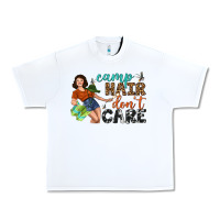 White Camp Hair Don't Care Urban Heavy Tee - BundleAndBundleShop