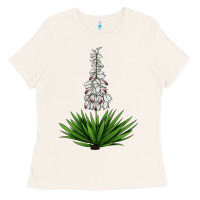 Bone Yucca Flower IIIustrations Ladies Tee - LillyAllenDesigns